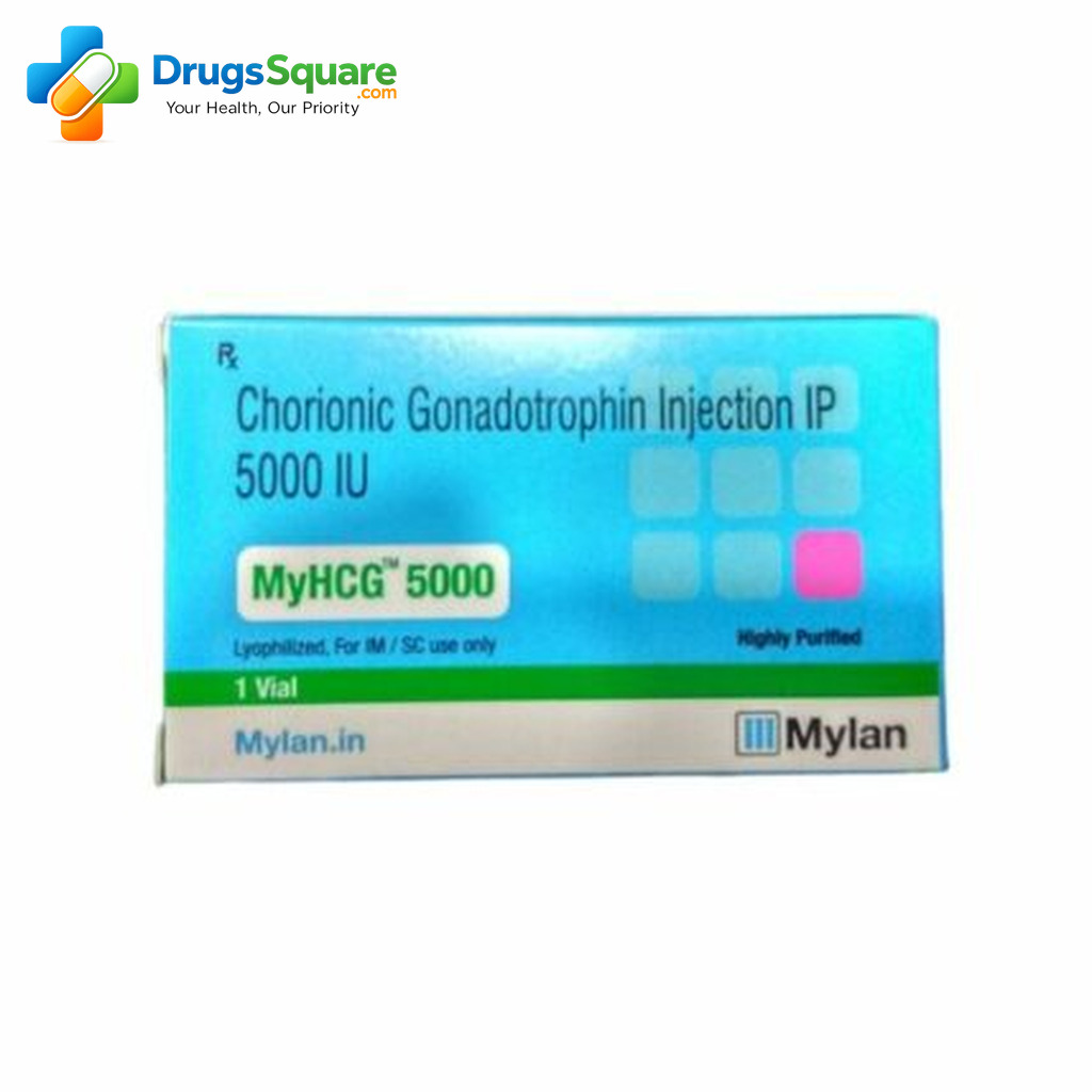 MyHCG Human chorionic gonadotropin 5000 Injection product label view