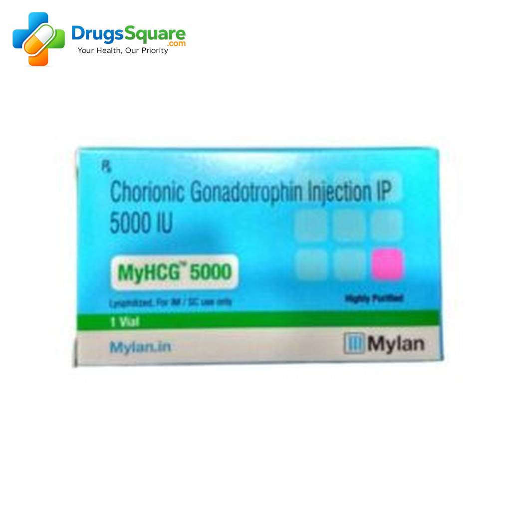 MyHCG Human chorionic gonadotropin 5000 Injection product label view