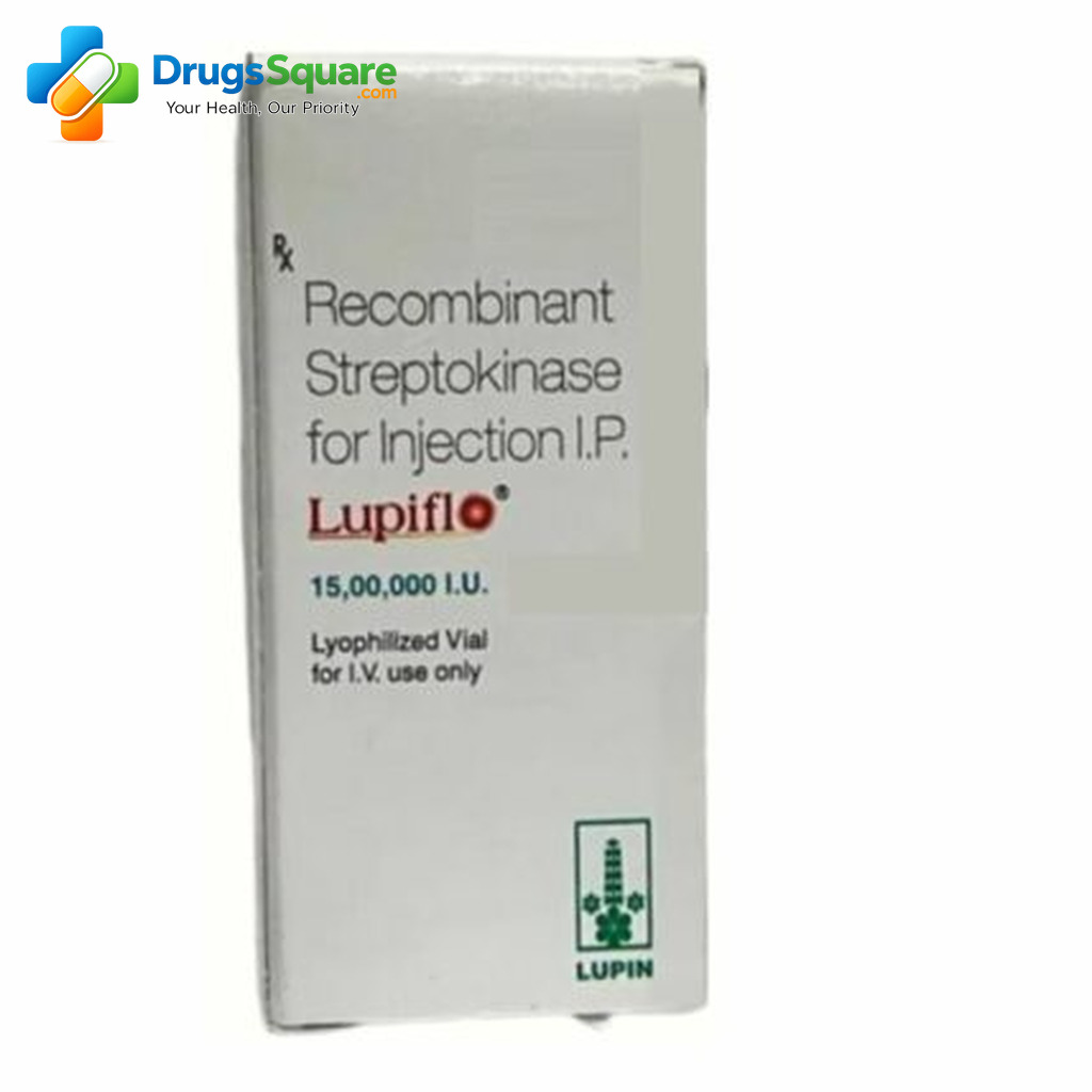 Streptokinase 1500000IU Injection vial for prescription use