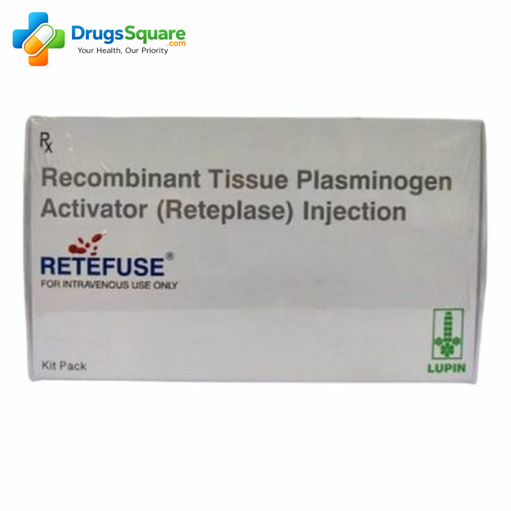 Retefuse Reteplase 18 mg Injection product pack view