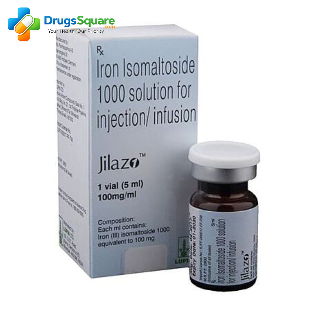 Jilazo Iron Isomaltoside 100 mg/ml Injection product label view