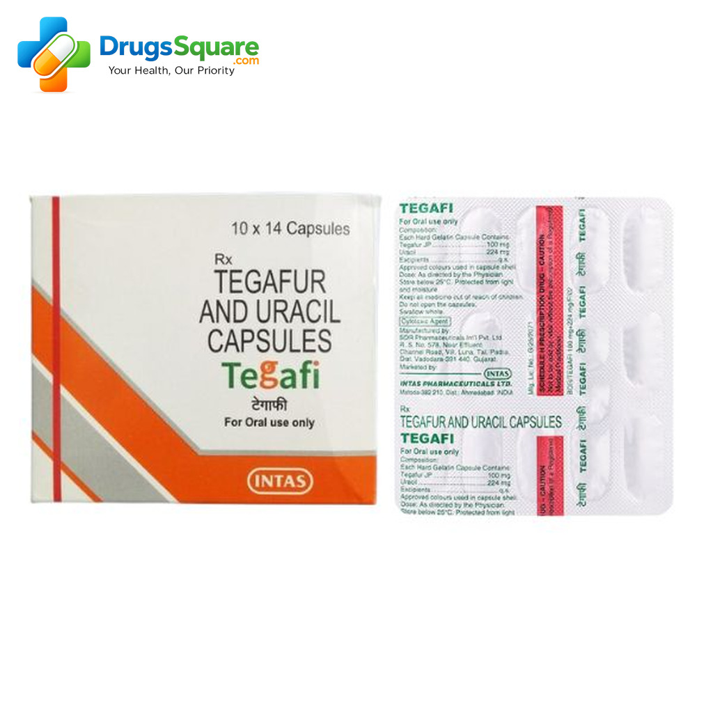 Tegafi Tegafur Uracil 100 mg/224 mg Capsule product overview