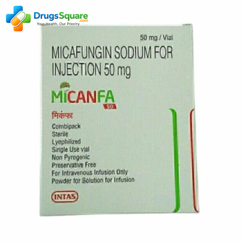 Micanfa Micafungin 50 mg Injection product label view