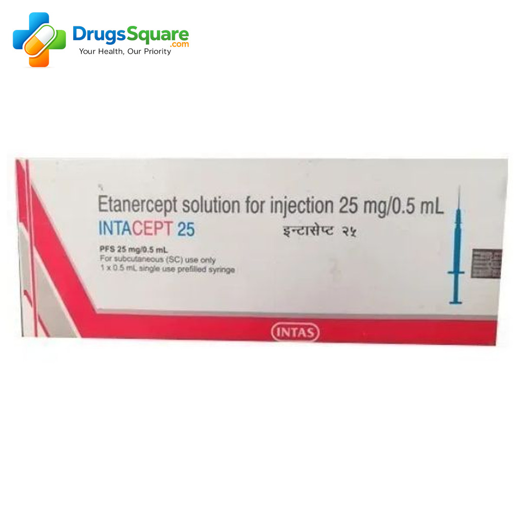 Intacept Etanercept 25 mg Injection prescription medicine