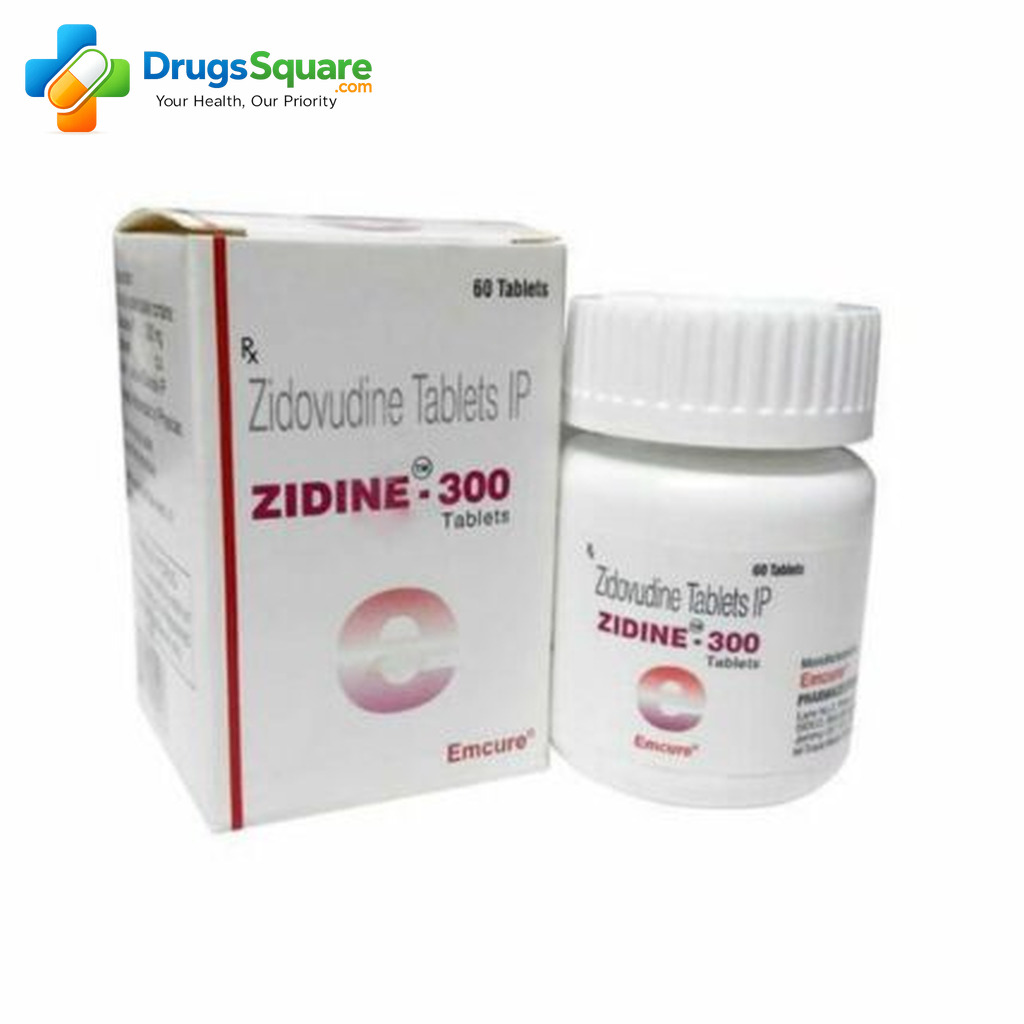 Zidovudine 300 mg Tablet product information for online pharmacy order