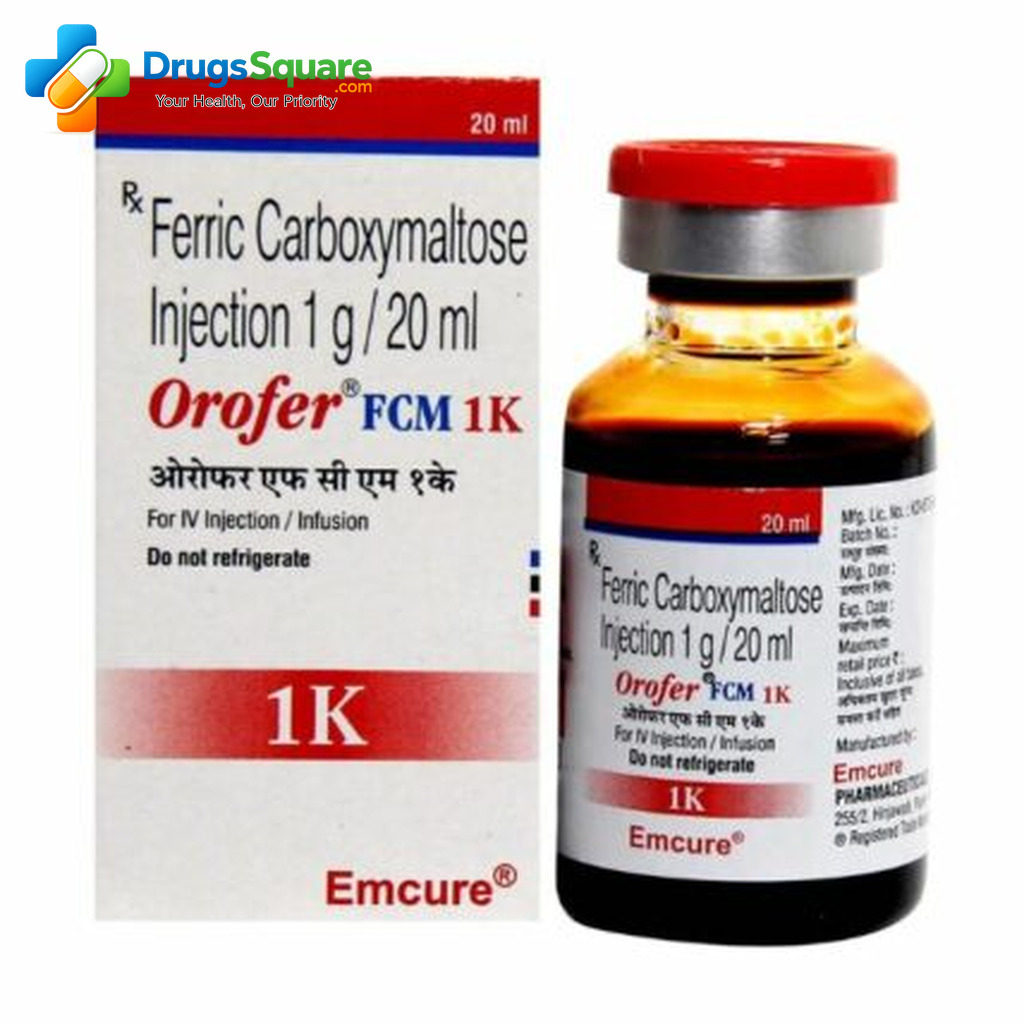 Ferric Carboxymaltose Injection vial for prescription supply