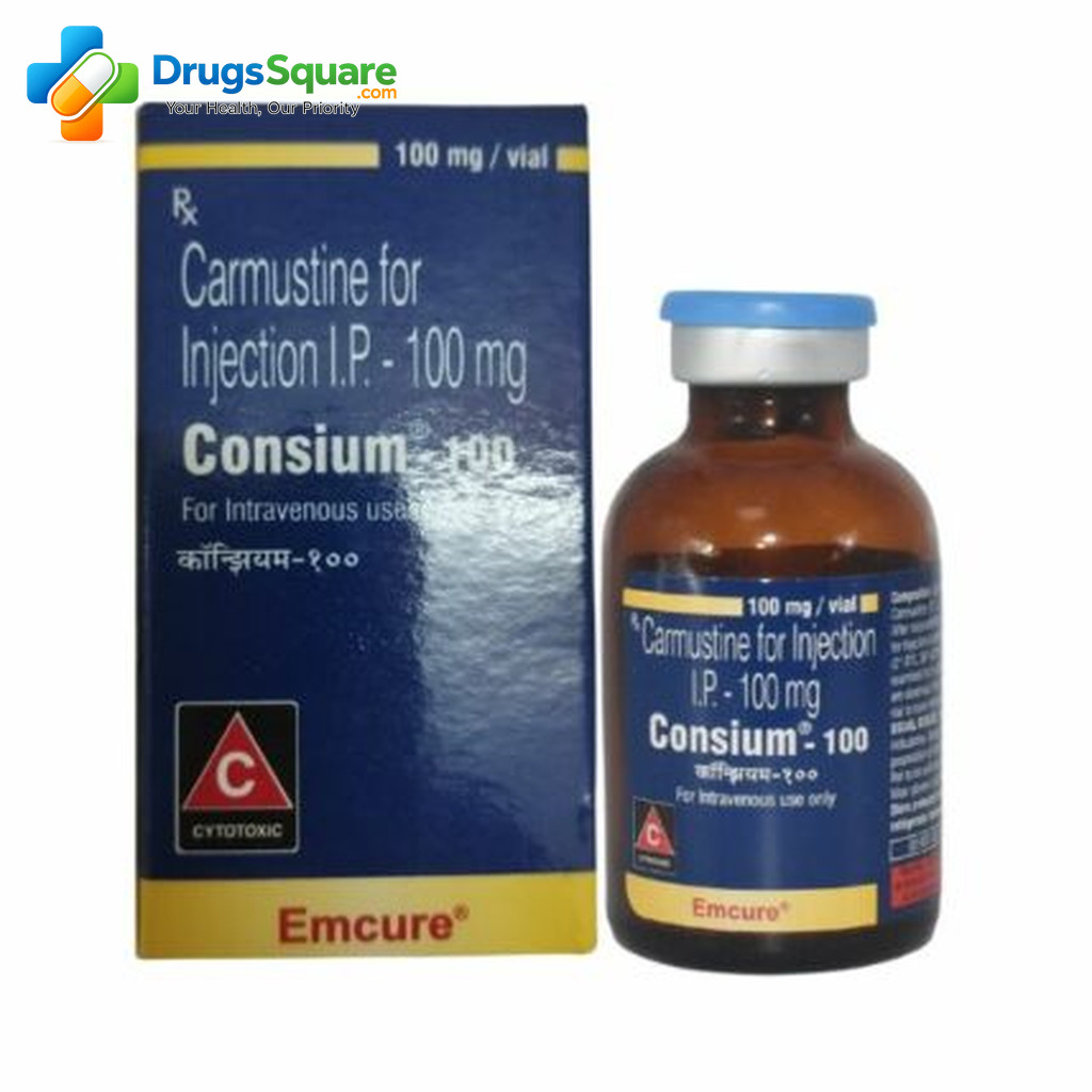 Carmustine 100 mg Injection vial for prescription supply