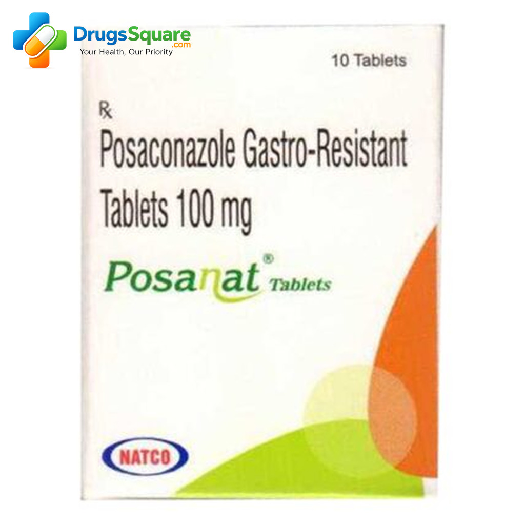 Generic Posaconazole 100 mg Tablet for prescription antifungal use