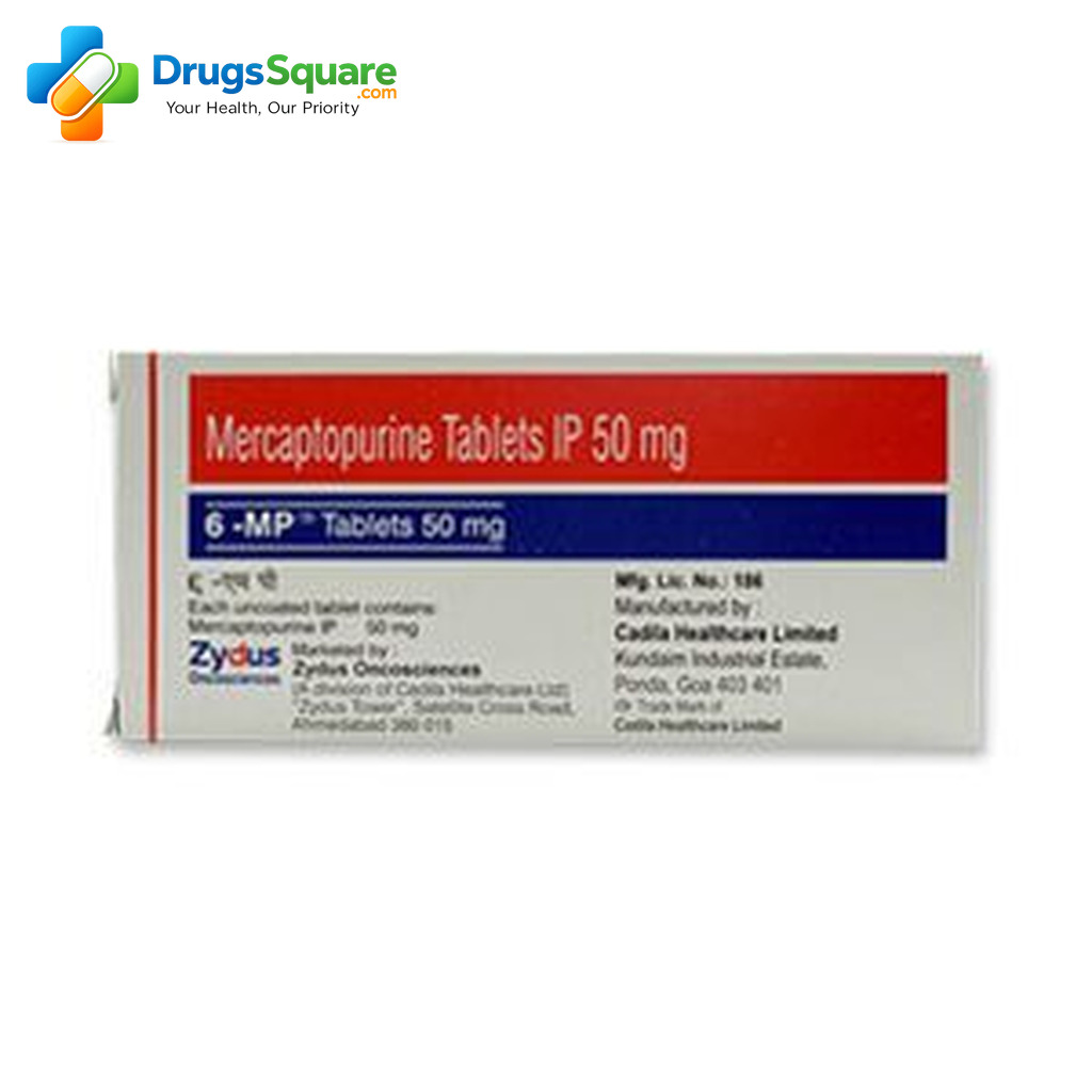 Mercaptopurine 50 mg Tablet for prescription ordering and export supply