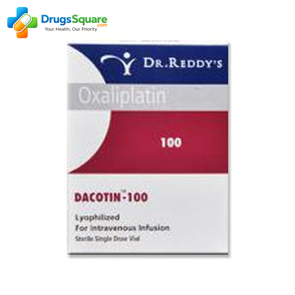 Dacotin Oxaliplatin 100 mg Injection product label view