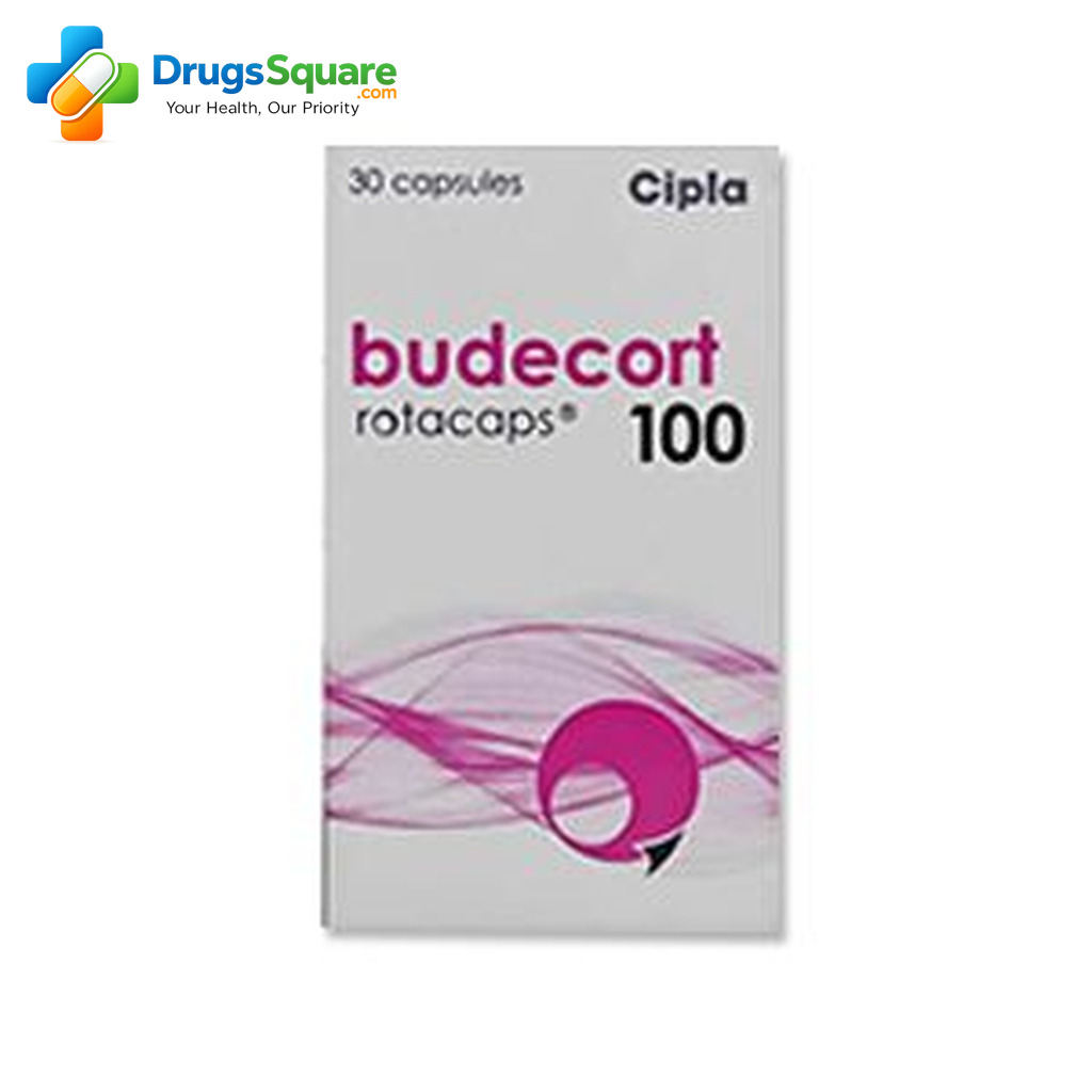 Budecort Budesonide 100 mcg Rotacaps prescription rotacaps