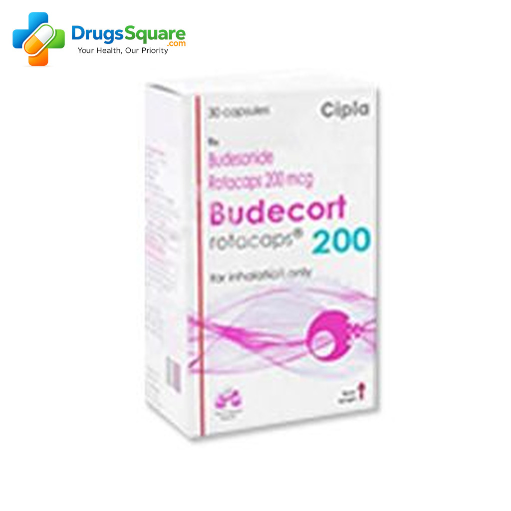 Budecort Budesonide 200 mcg Rotacaps prescription inhalation capsules
