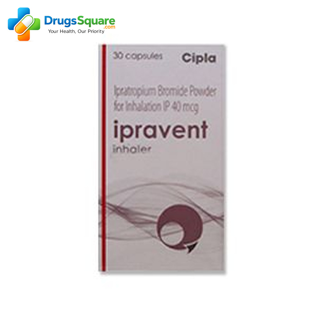 Ipravent ipratropium bromide 40 mcg inhaler product view