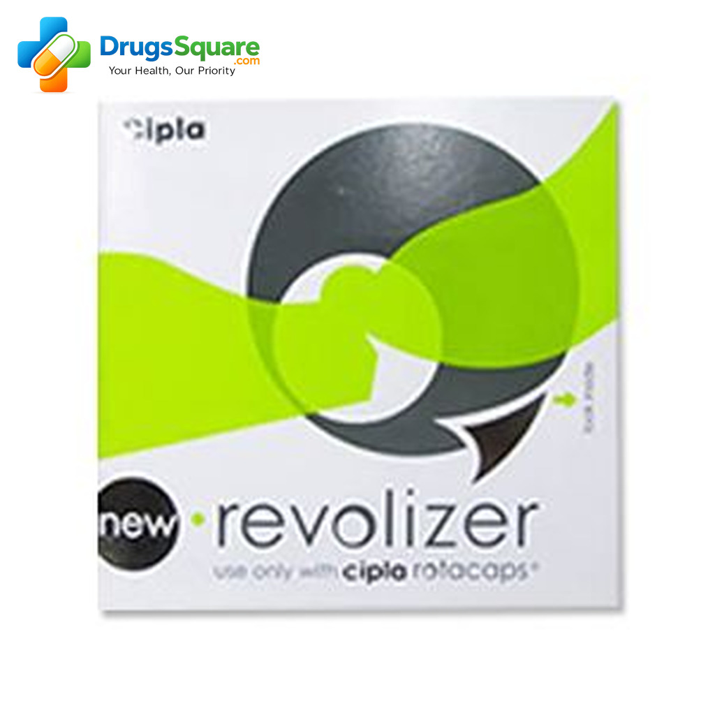 Revolizer dry powder inhaler device for capsule-based inhalation use