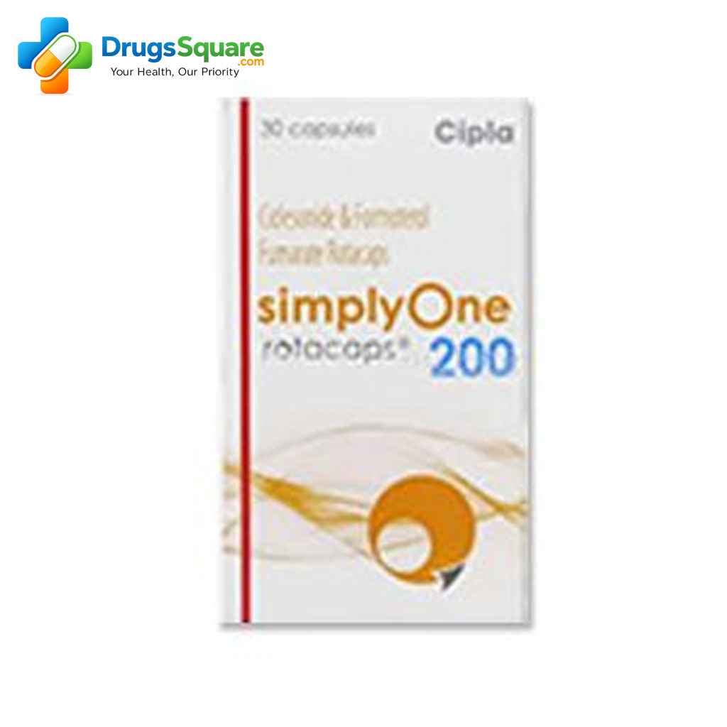 SimplyOne 200 Formoterol and Ciclesonide rotacaps product view