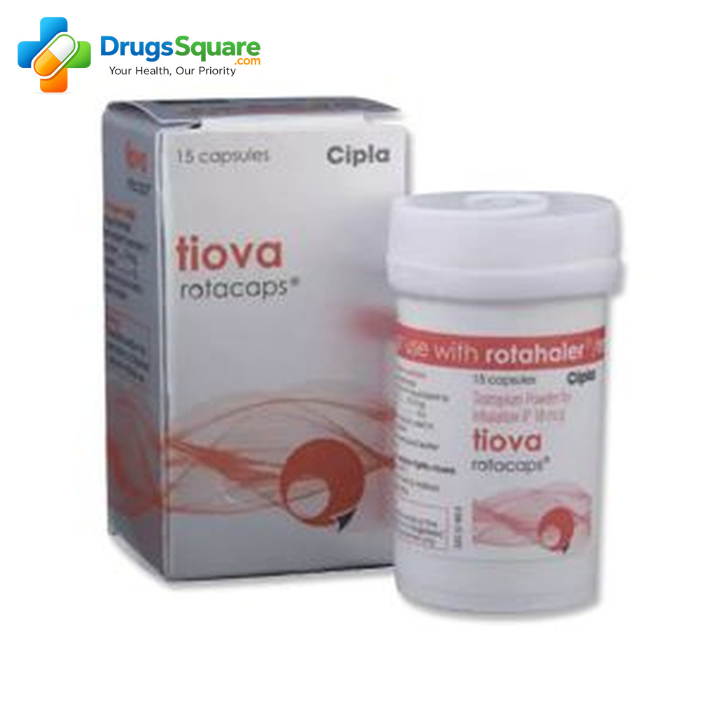 Tiova Tiotropium 18 mcg Rotacaps for inhalation use