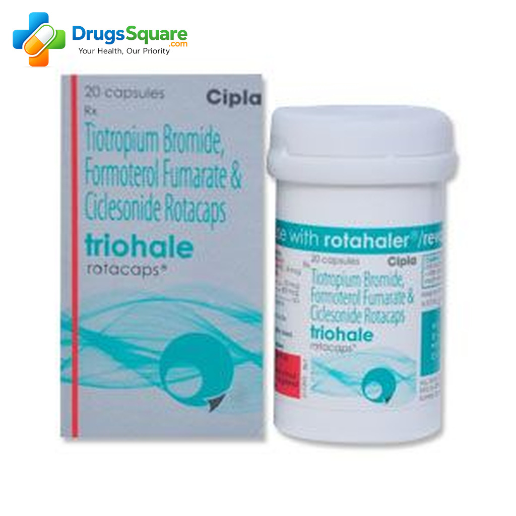 Triohale Tiotropium Formoterol Ciclesonide Rotacaps for inhalation