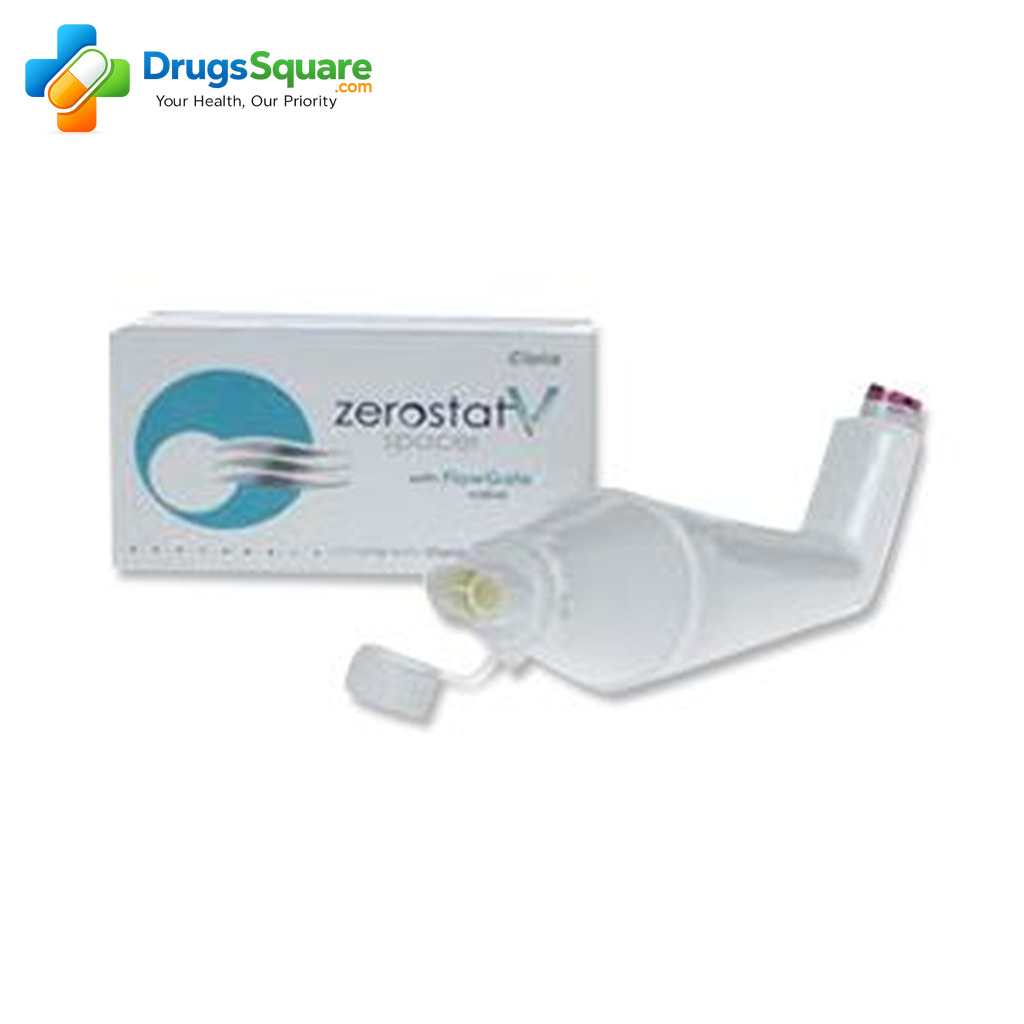 Zerostat-V Spacer valve holding chamber for MDI inhaler use