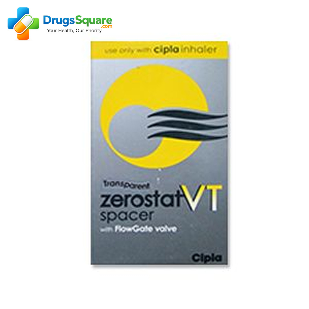 Zerostat-VT Spacer device for metered-dose inhaler use