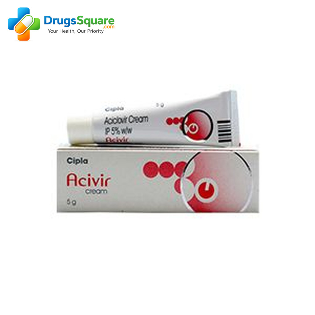 Acyclovir 5 gm Cream tube for topical antiviral use