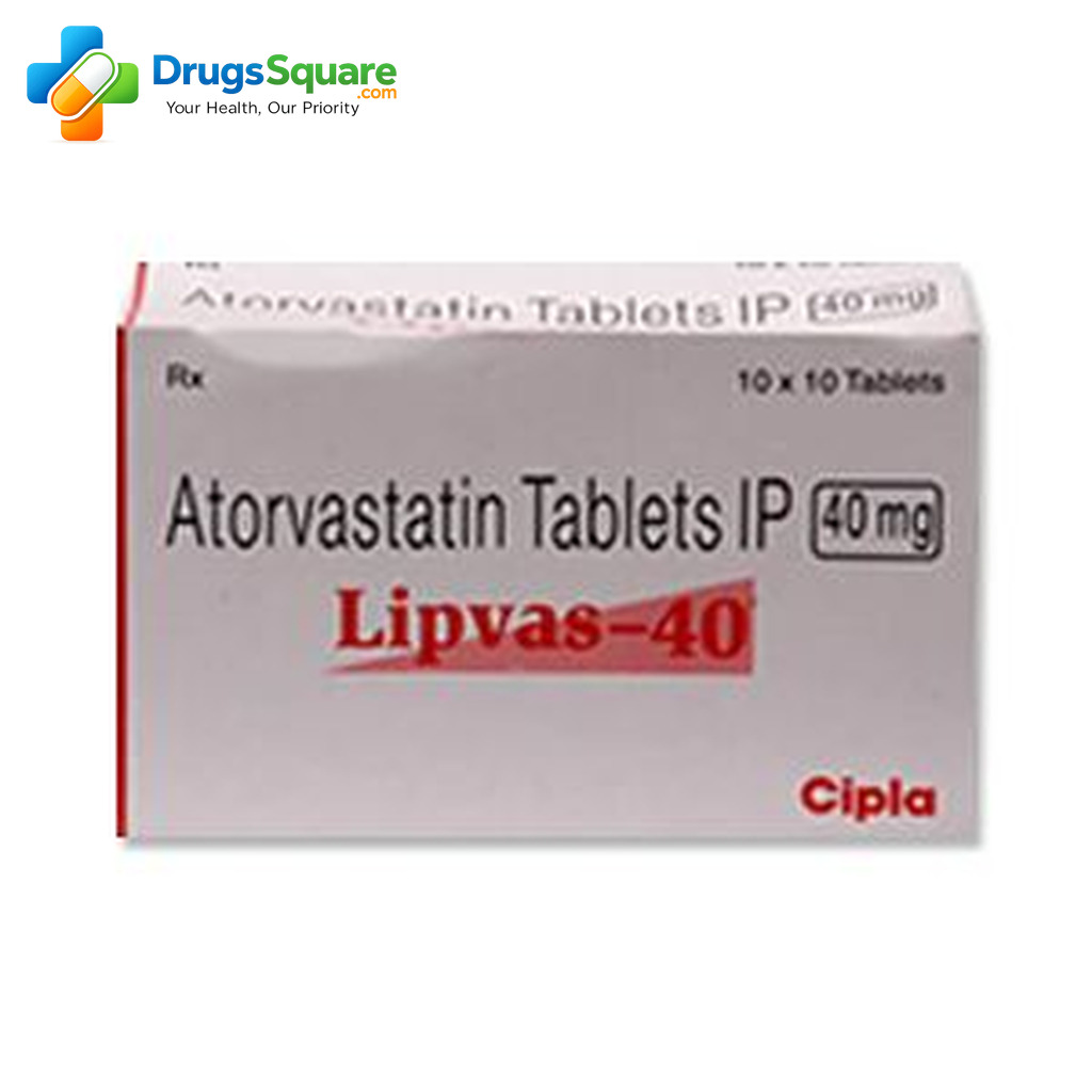 Lipvas Atorvastatin 40 mg Tablets product image