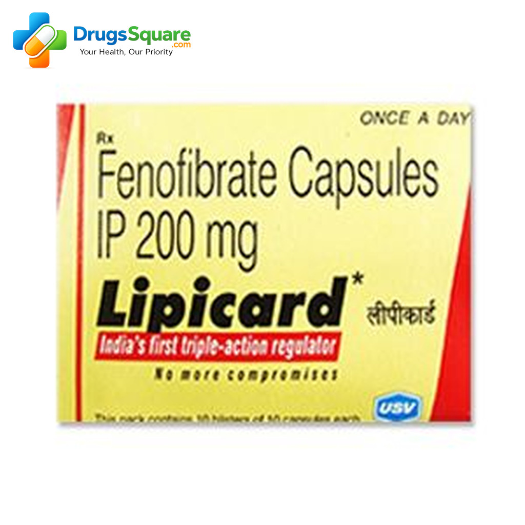 Fenofibrate 200 mg Capsules for prescription lipid management