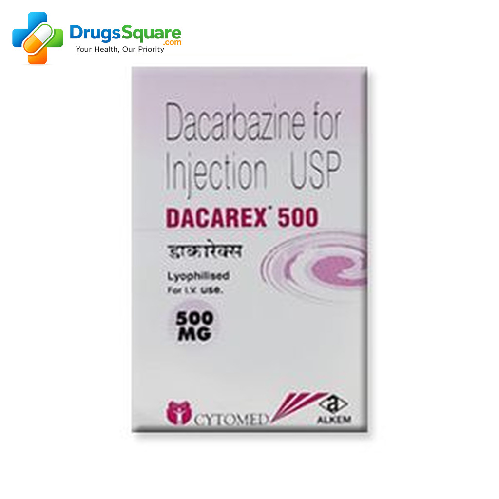 Dacarbazine 500 mg Injection vial for prescription supply
