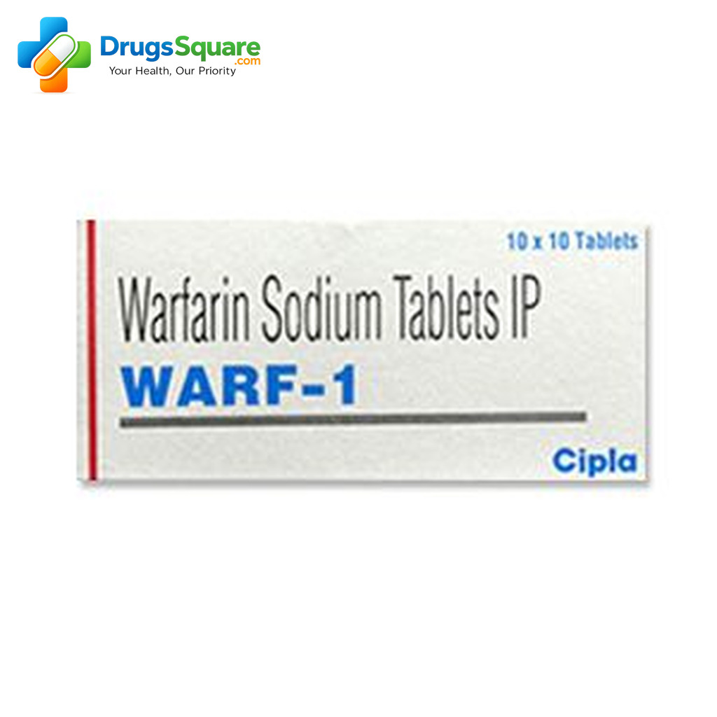 Warfarin 1 mg Tablet for prescription anticoagulant therapy