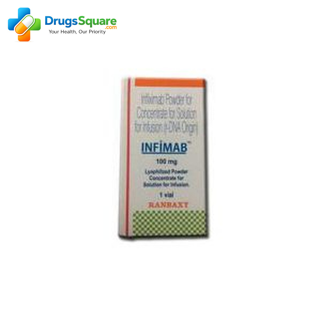 Infimab Infliximab infusion 100 mg prescription biologic for IV infusion