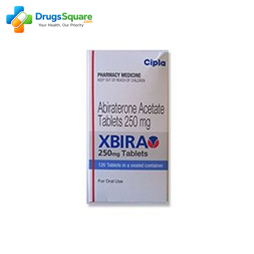 Xbira 250 mg Abiraterone Tablet product pack view