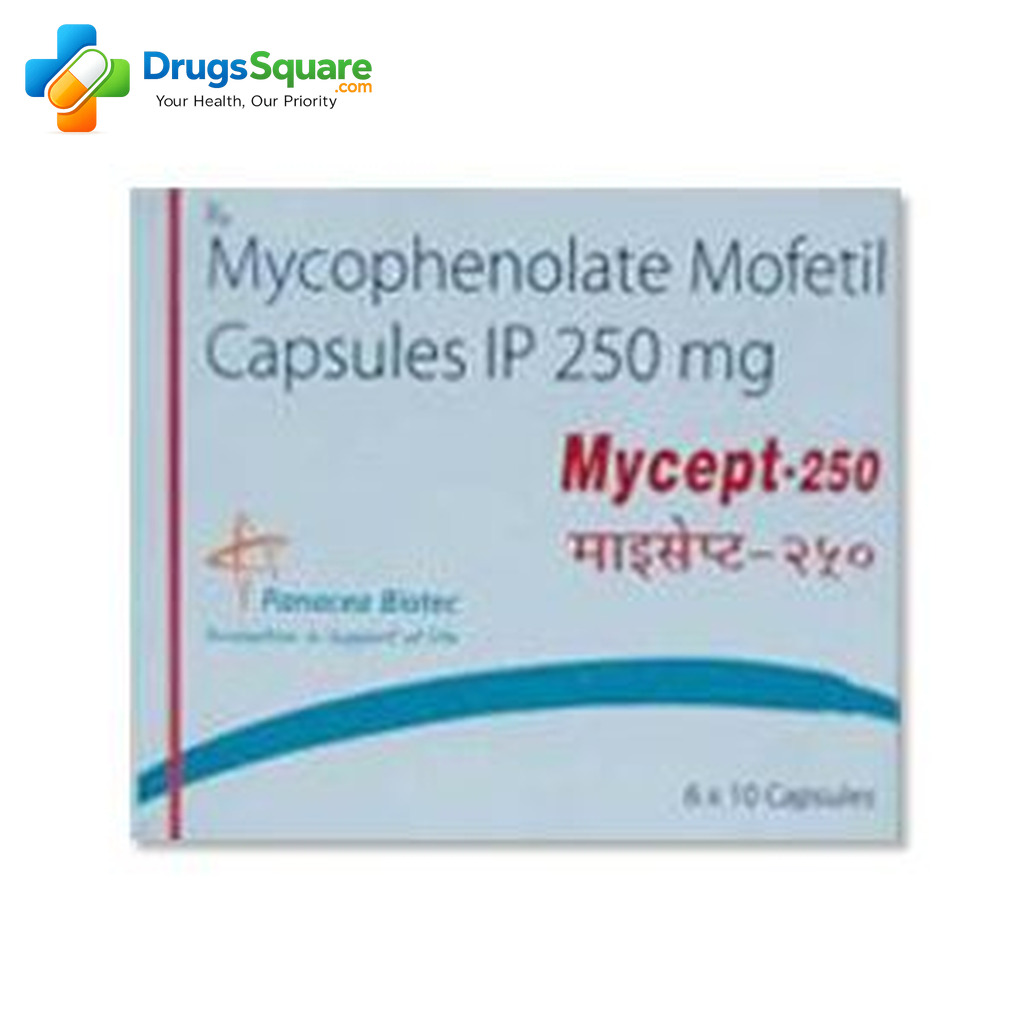 Mycophenolate 250 mg Capsule for prescription supply