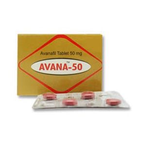 Avana Avanafil 50mg Tablet