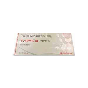 Evermil Everolimus 10 mg Tablets