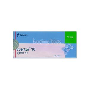 Evertor Everolimus 10mg Tablets