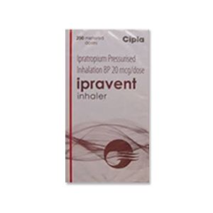 Ipravent Ipratropium Bromide 20mcg Inhaler