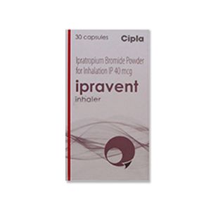 Ipravent Ipratropium Bromide 40mcg Inhaler