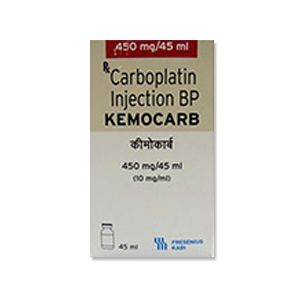 Kemocarb Carboplatin 450 mg Injection