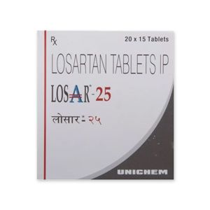 Losar 25mg Losartan Tablets