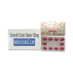 Malegra Sildenafil 120mg Tablet