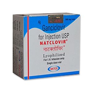 Natclovir Ganciclovir 500 mg Injection