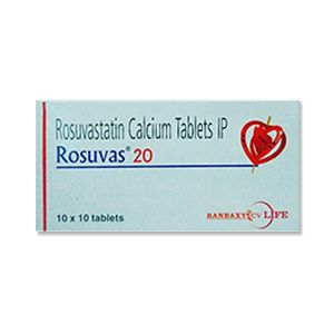 Rosuvas Rosuvastatin 20 mg Tablets