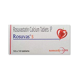 Rosuvas Rosuvastatin 5 mg Tablets