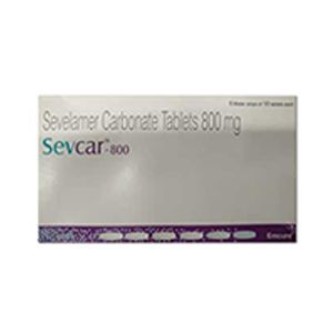 Sevcar Sevelamer 800mg Tablets