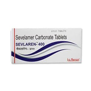 Sevlaren Sevelamer 400mg Tablets