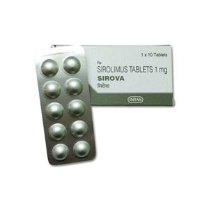 Sirova Sirolimus 1mg Tablet