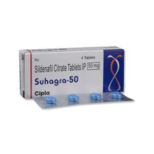 Suhagra Sildenafil 50 mg Tablets