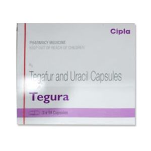 Tegura Tegafur 100mg Uracil 224mg Capsule