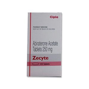 Zecyte 250 mg Tablets Abiraterone Cipla