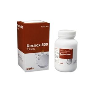 Desirox Deferasirox 500 mg Tablet product overview