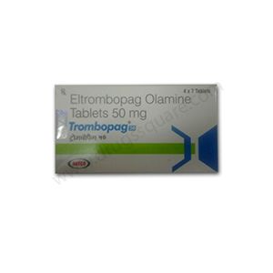 Trombopag Eltrombopag 50 mg Tablet product information